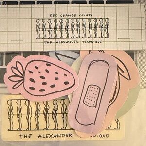 Rex Orange County Sticker Pack - 2024 The Alexander Technique Tour